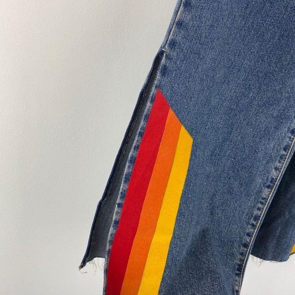THE RAGGED PRIEST Wide Leg Cut Out Jeans - Picture 2 of 7